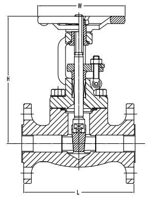 bolted bonnet forged gate valve desc